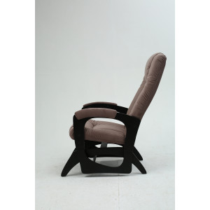 Кресло маятниковое Леон Кофе с молоком (ткань)